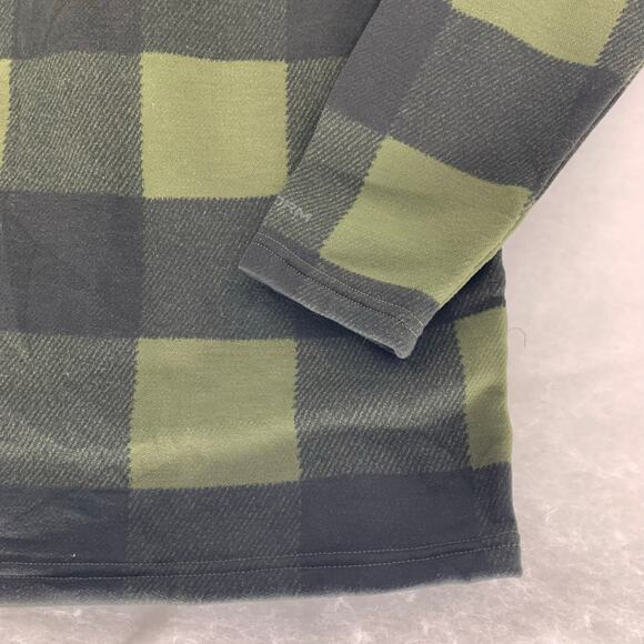 Under Armour Men's ColdGear Full Zip Plaid Jacket Green Black Size S - Picture 13 of 15